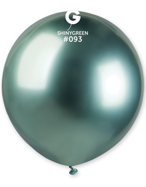 19in Gemar Shiny Green Balloons 25ct #093 - Joker Party Supply