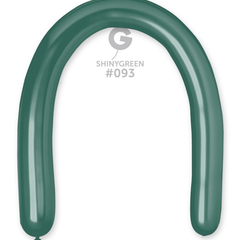 350 Gemar Shiny Green Balloons 25ct #093 - Joker Party Supply