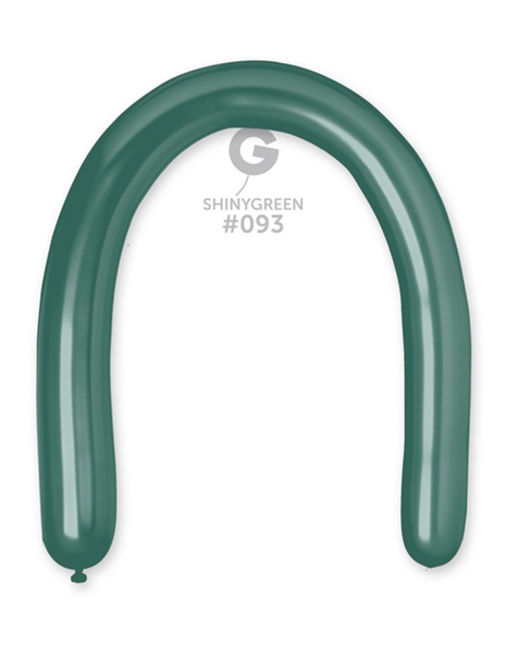 350 Gemar Shiny Green Balloons 25ct #093 - Joker Party Supply