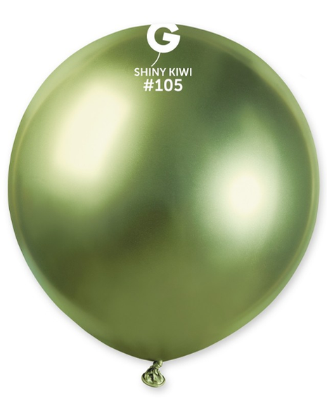 19in Gemar Shiny Kiwi Balloons 25ct #105 - Joker Party Supply