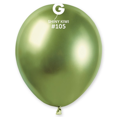 5in Gemar Shiny Kiwi Balloons 50ct #105 - Joker Party Supply