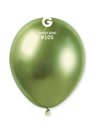 5in Gemar Shiny Kiwi Balloons 50ct #105 - Joker Party Supply