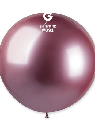 31in Gemar Shiny Pink Balloon 1ct #091 - Joker Party Supply