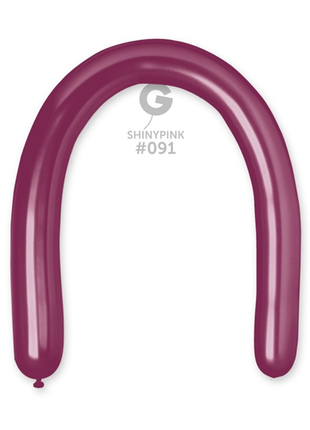 350 Gemar Shiny Pink Balloons 25ct #091 - Joker Party Supply