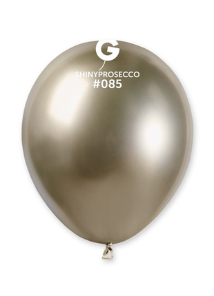5in Gemar Shiny Prosecco Balloons 50ct #085 - Joker Party Supply
