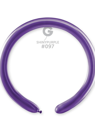 260 Gemar Shiny Purple Balloons 50ct #097 - Joker Party Supply
