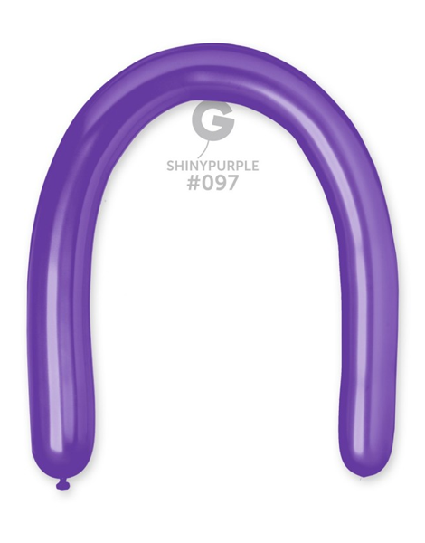 350 Gemar Shiny Purple Balloons 25ct #097 - Joker Party Supply