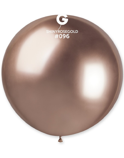 31in Gemar Shiny Rose Gold Balloon 1ct #096 - Joker Party Supply
