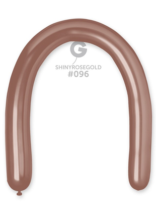 350 Gemar Shiny Rose Gold Balloons 25ct #096 - Joker Party Supply