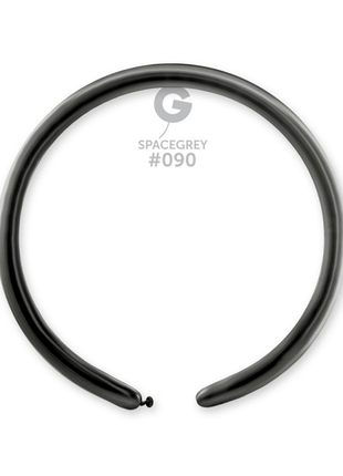 160 Gemar Shiny Space Grey Balloons 50ct #090 - Joker Party Supply