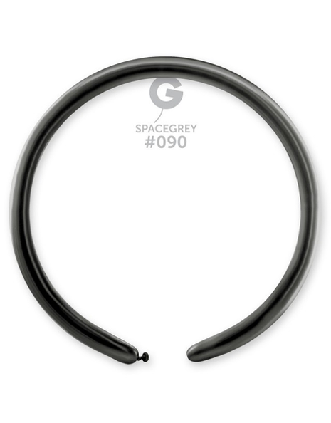 160 Gemar Shiny Space Grey Balloons 50ct #090 - Joker Party Supply