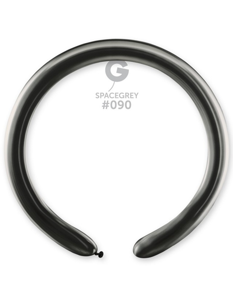 260 Gemar Shiny Space Grey Balloons 50ct #090 - Joker Party Supply