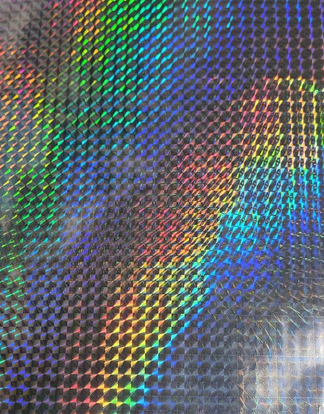 Silver Holographic Foil Sheets 50ct (20in x 30in Designs May Very)