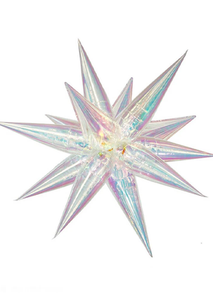 40in Party Iridescent Exploding Star Balloon - Joker Party Supply