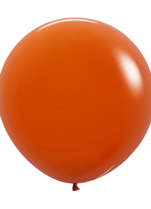 24in Sempertex Deluxe Sunset Orange 10ct - Joker Party Supply