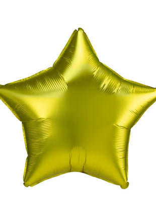 18in Anagram Satin Luxe Lemon Star Balloon
