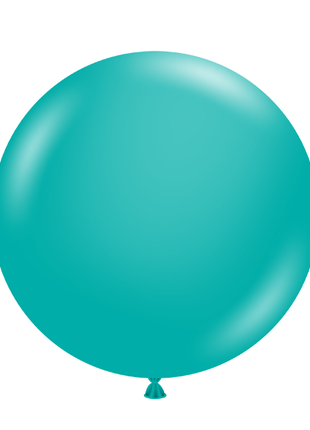 17in Tuftex Teal  50 Ct - Joker Party Supply