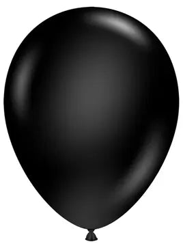 5in Tuftex Black 50 Ct - Joker Party Supply