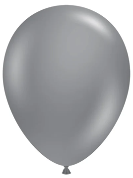 5in Tuftex Gray Smoke 50 Ct - Joker Party Supply