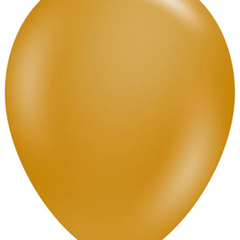 5in Tuftex Metallic Gold 50 Ct - Joker Party Supply