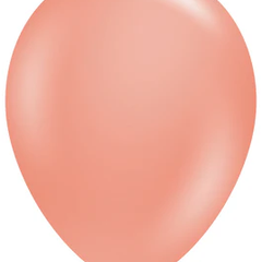 5in Tuftex Metallic Rose Gold 50 Ct - Joker Party Supply