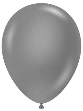 5in Tuftex Metallic Silver 50 Ct - Joker Party Supply