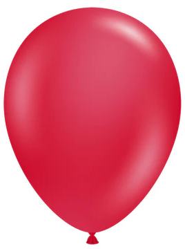 5in Tuftex Metallic Starfire Red 50 Ct - Joker Party Supply