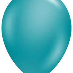 5in Tuftex Metallic Teal 50 Ct - Joker Party Supply