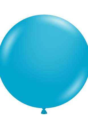 17in Tuftex Turquoise  50 Ct - Joker Party Supply