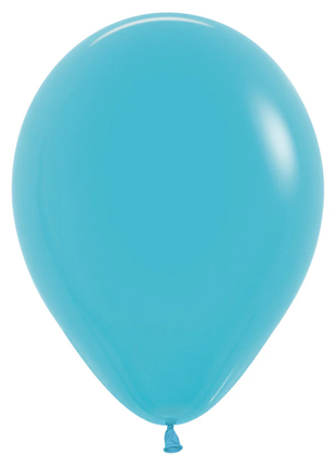 11in Sempertex Deluxe Turquoise 100ct - Joker Party Supply