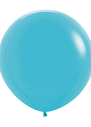 24in Sempertex Deluxe Turquoise 10ct - Joker Party Supply