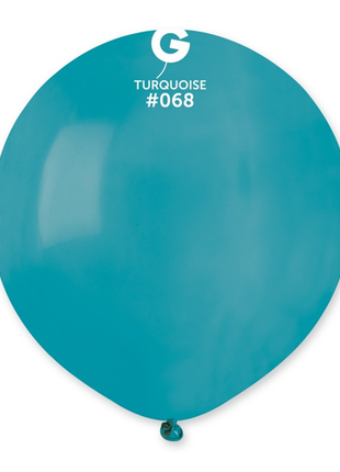 19in Gemar Standard Turquoise Balloons 25ct #068 - Joker Party Supply