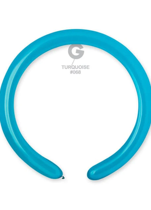 260 Gemar Standard Turquoise Balloons 50ct #068 - Joker Party Supply