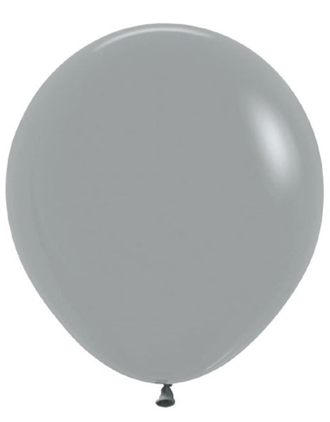 18in Sempertex Deluxe Urban Grey 25ct