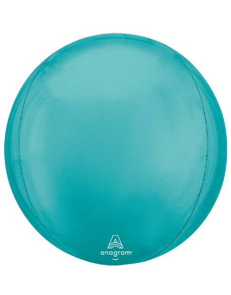 16in Anagram Vibrant Blue Orbz Balloon - Joker Party Supply