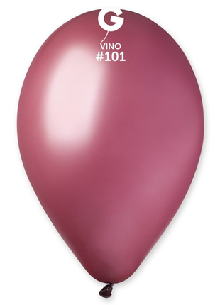 12in Gemar Standard Vino Balloons 50ct #101 - Joker Party Supply
