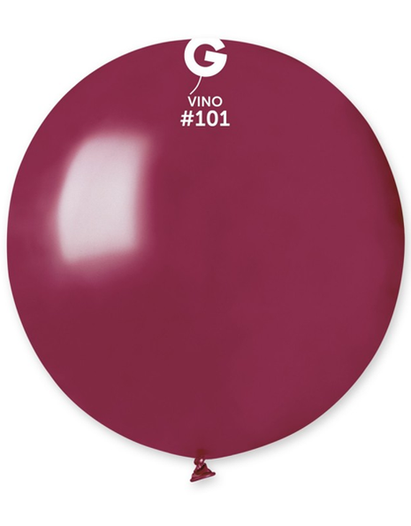 19in Gemar Standard Vino Balloons 25ct #101 - Joker Party Supply