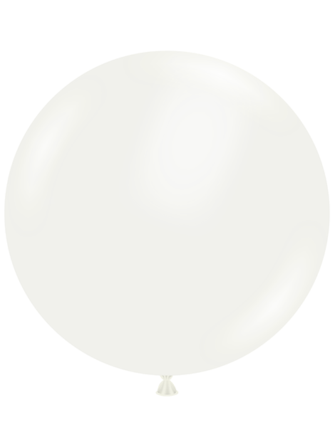 36in Tuftex White 2 Ct - Joker Party Supply