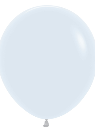 18in Sempertex Fashion White 25ct - Joker Party Supply