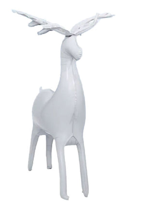 22in JPS White Small Reindeer Balloon