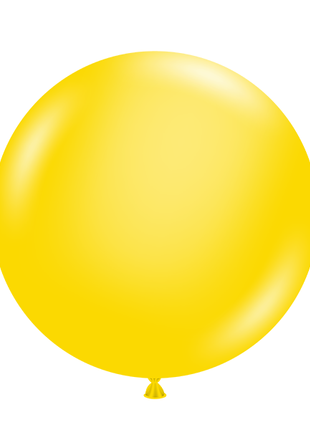 17in Tuftex Yellow  50 Ct - Joker Party Supply