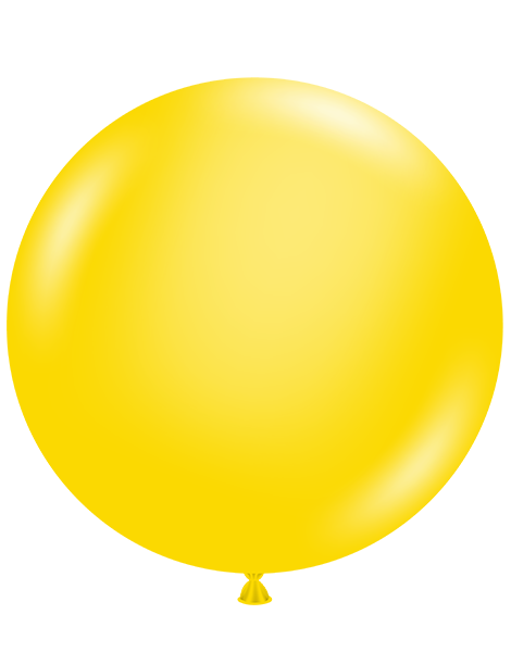 36in Tuftex Yellow 2 Ct - Joker Party Supply