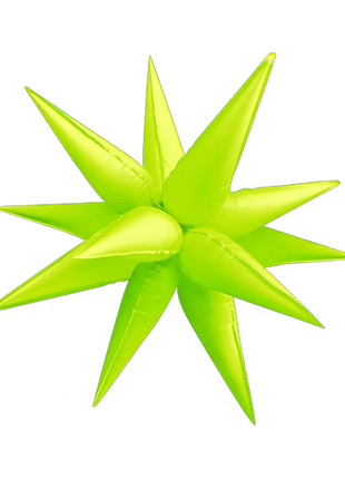Globo Starburst amarillo neón DecoChamp de 26 pulgadas