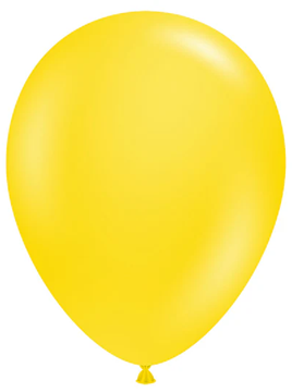 5in Tuftex Yellow 50 Ct - Joker Party Supply