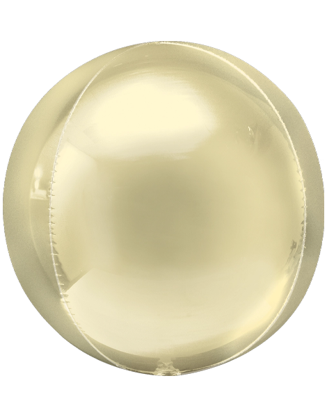 16in Anagram Pastel Yellow Orbz Balloon - Joker Party Supply